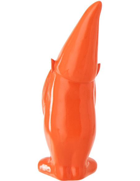 Statue design Lutin H 34 cm Résine Orange Malice 