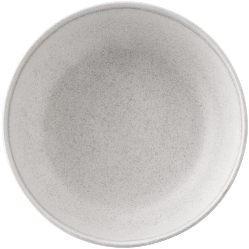 Bol petit déjeuner Japandi minimaliste Rond 16 cm Grès Gris clair Luna 