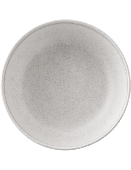Bol petit déjeuner Japandi minimaliste Rond 16 cm Grès Gris clair Luna 
