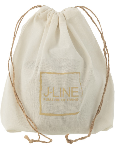 Bougie d'extérieur ethnique chic 16 H Ciment Beige Cire Nayara 