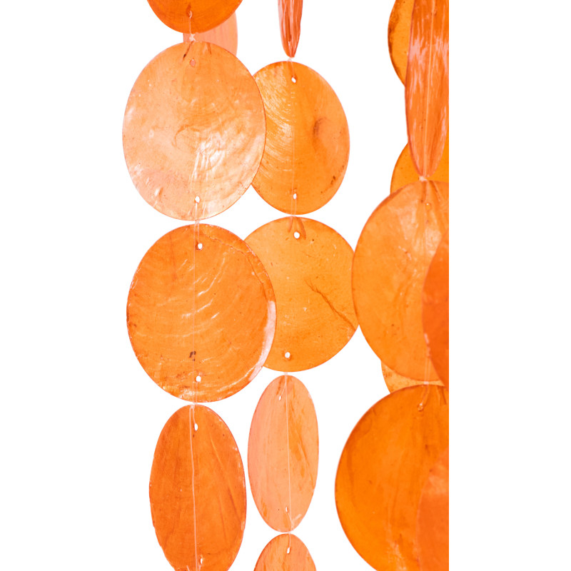 Grande Décoration à suspendre bord de mer H 250 cm Coquillage Orange Capizia J-Line - 2
