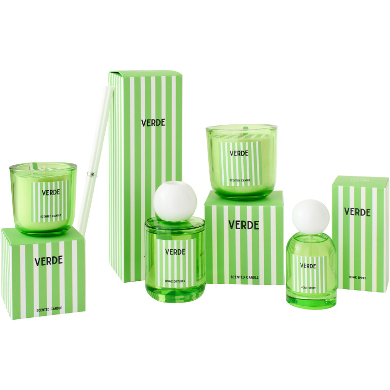 Bougie parfumée Mélange boisé Spring Ivy & Néroli 38 H Cire Vert Verde 
