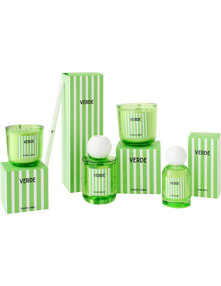 Bougie parfumée Mélange boisé Spring Ivy & Néroli 38 H Cire Vert Verde 
