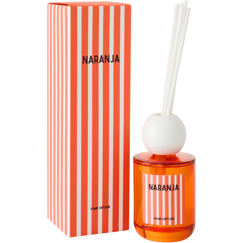 Diffuseur de parfum à bâtonnets Mélange fruité Mandarin Moment 200 ml Naranja 