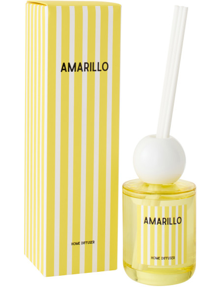 Diffuseur de parfum à bâtonnets Mélange frais Citrus sense 200 ml Amarillo 