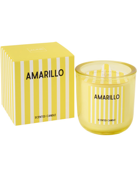 Bougie parfumée Mélange frais Citrus sense 38 H Cire Jaune Amarillo 