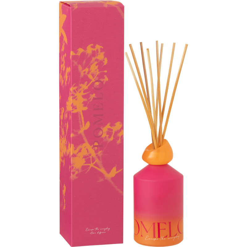 Diffuseur de parfum à bâtonnets Mélange frais Summer In The Rain 450 ml Verre Bleu Vert Oasis 