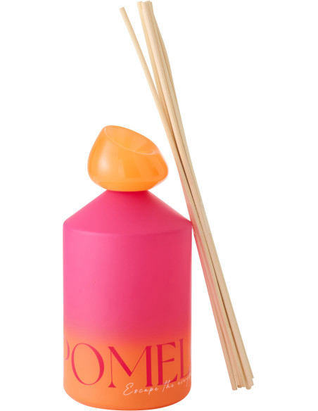 Diffuseur de parfum à bâtonnets Mélange frais Summer In The Rain 450 ml Verre Bleu Vert Oasis 