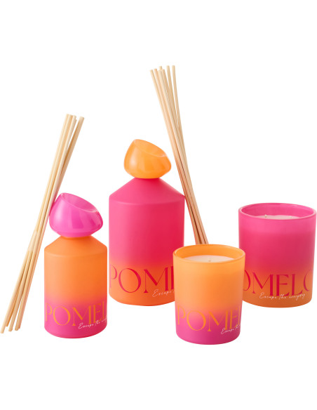 Diffuseur de parfum à bâtonnets Mélange frais Summer In The Rain 450 ml Verre Bleu Vert Oasis 