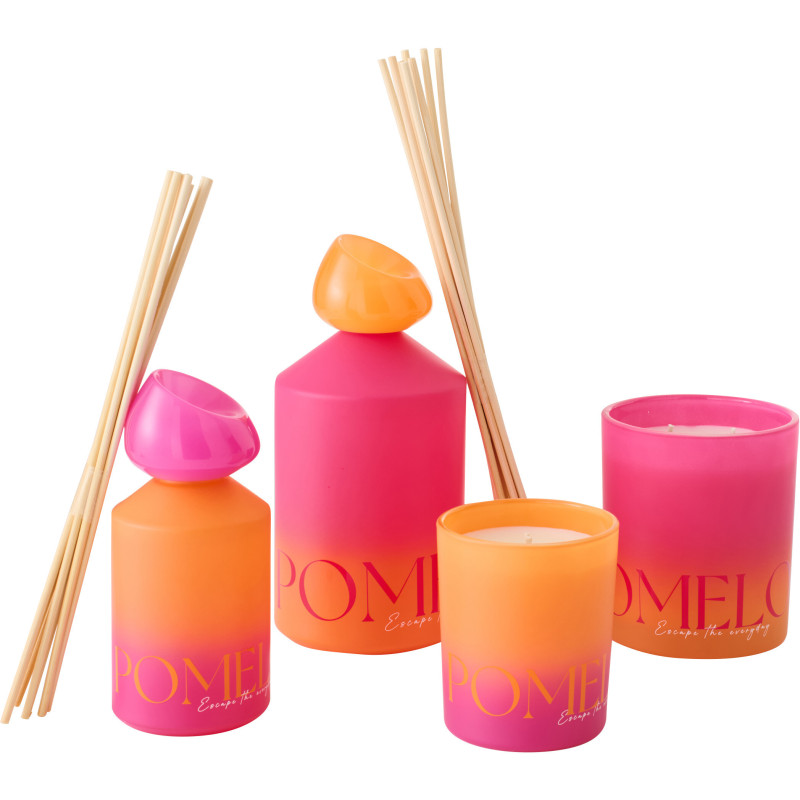 Diffuseur de parfum à bâtonnets Mélange frais Summer In The Rain 450 ml Verre Bleu Vert Oasis 