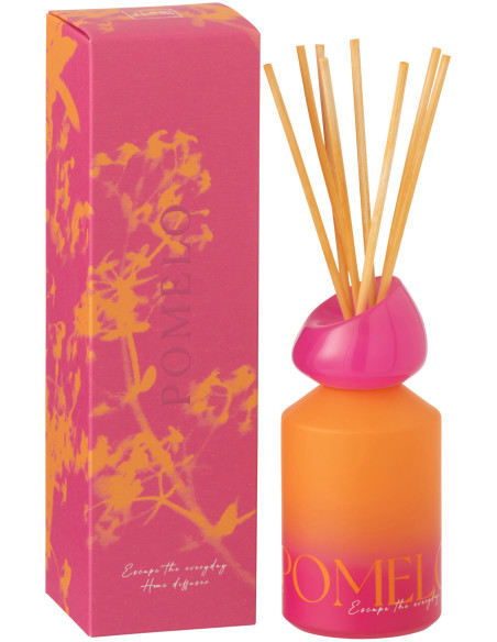 Diffuseur de parfum à bâtonnets Mélange frais Summer In The Rain 180 ml Verre Bleu Vert Oasis 