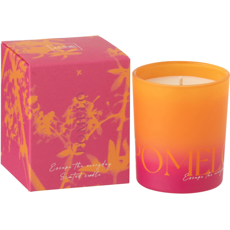 Bougie parfumée Mélange frais Summer In The Rain 20 H Verre Bleu Vert Oasis 