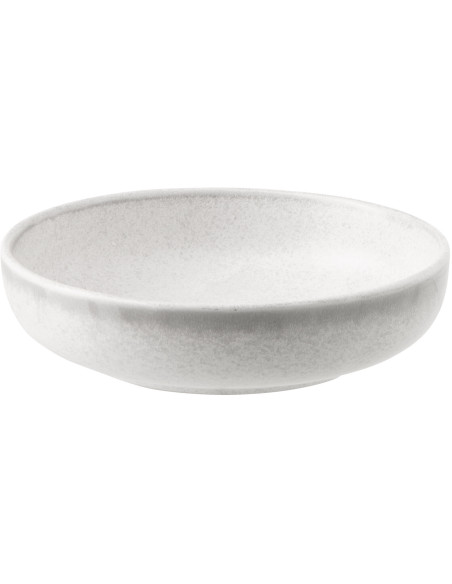 Assiette creuse japandi minimaliste Ronde 20 cm Grès Gris clair Luna