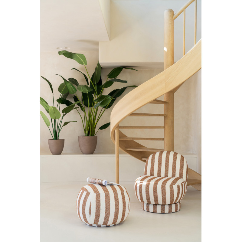 Fauteuil design bord de mer Tissu...