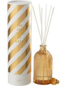 Grand Diffuseur de parfum à bâtonnets Mélange oriental Sunlit Sand 500 ml Verre Ambré Magic 