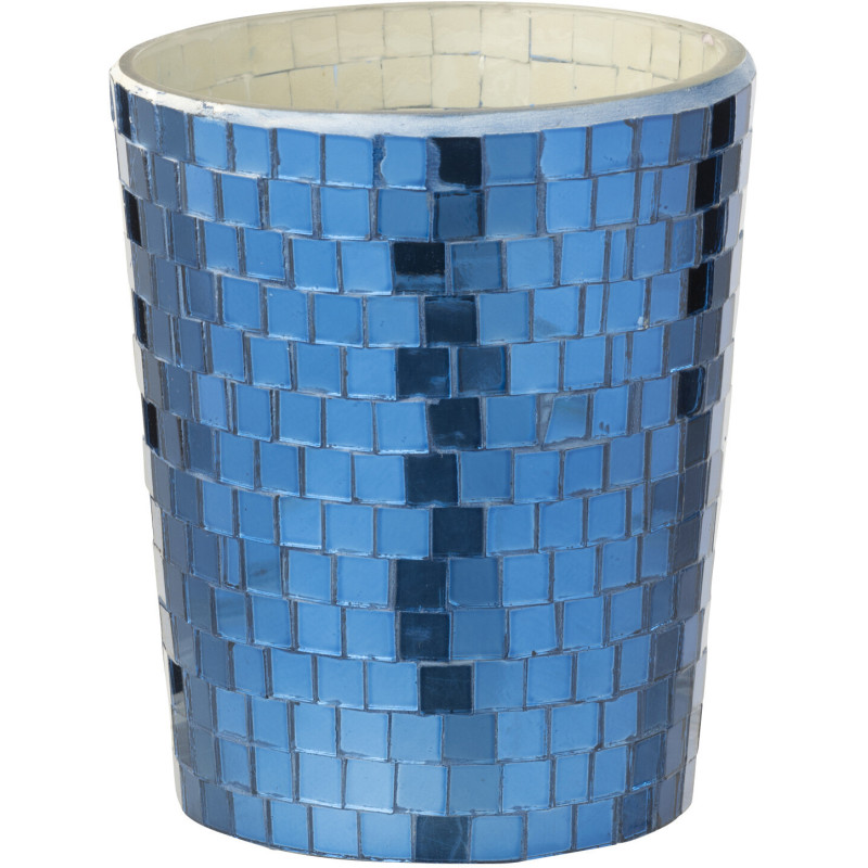 Bougie parfumée longue durée boule à facette Mélange boisé Moon Water & Sauge 55 H Miroir Vert Verre Cire Disco 