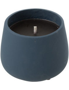 Bougie d'extérieur 18 H Ciment Bleu Cire Alikee 