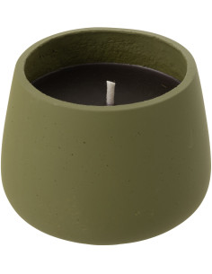 Bougie d'extérieur 31 H Ciment Vert Cire Alikee 