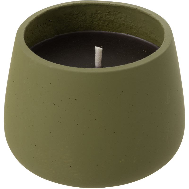 Bougie d'extérieur 31 H Ciment Vert Cire Alikee 