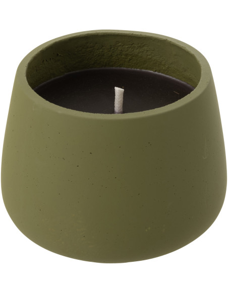 Bougie d'extérieur 31 H Ciment Vert Cire Alikee 