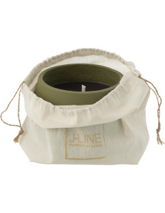 Bougie d'extérieur 31 H Ciment Vert Cire Alikee 