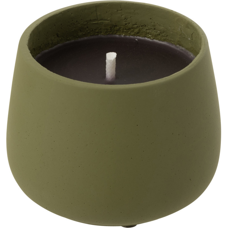 Bougie d'extérieur 18 H Ciment Vert Cire Alikee 