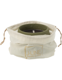 Bougie d'extérieur 18 H Ciment Vert Cire Alikee 
