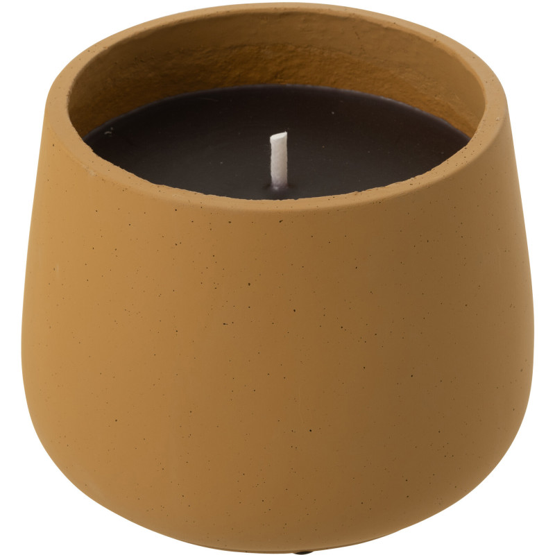 Grande Bougie d'extérieur longue durée 45 H Ciment Marron clair Cire Alikee 