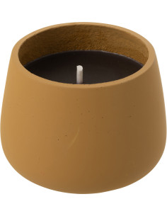 Bougie d'extérieur 31 H Ciment Marron clair Cire Alikee 