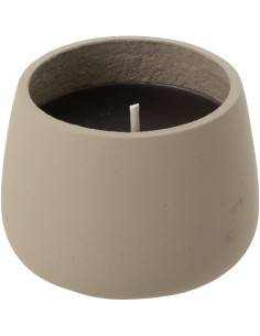 Bougie d'extérieur 31 H Ciment Gris Cire Alikee 