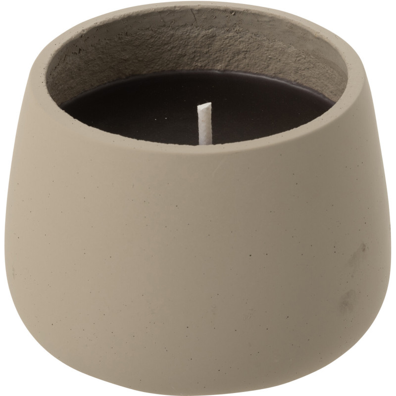 Bougie d'extérieur 31 H Ciment Gris Cire Alikee 