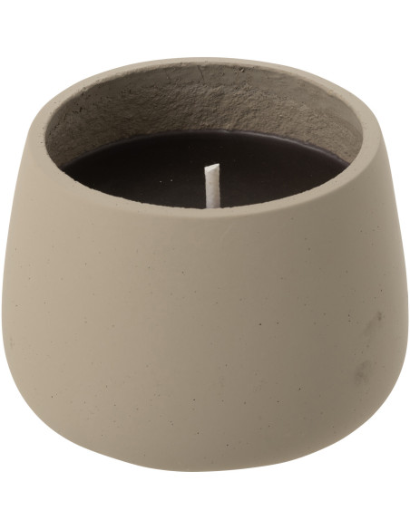 Bougie d'extérieur 31 H Ciment Gris Cire Alikee 