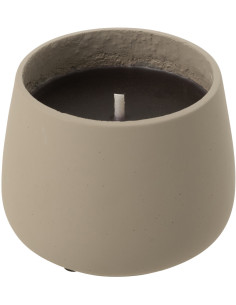 Bougie d'extérieur 18 H Ciment Gris Cire Alikee 