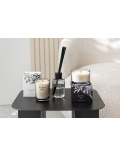 Diffuseur de parfum à bâtonnets Mélange vert Fig Bay Leaves 180 ml Verre Transparent Botanéa 