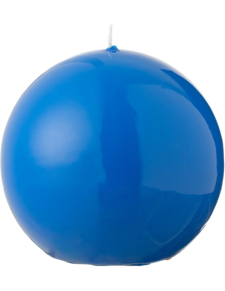 Bougie Boule 30 H Cire Bleu fluo Funkali 