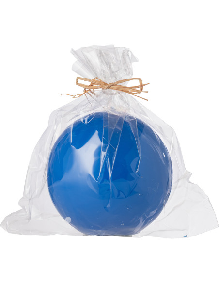 Bougie Boule 30 H Cire Bleu fluo Funkali 