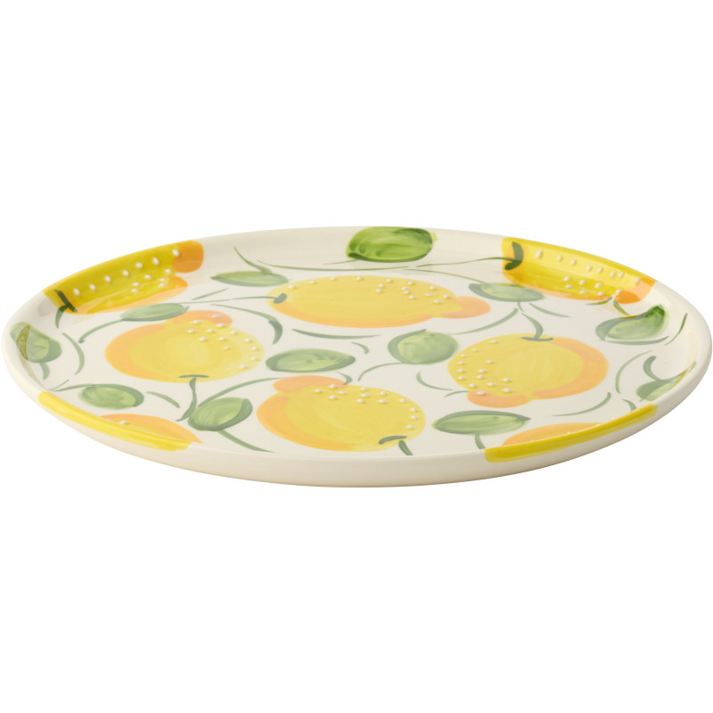 Grand Plat style méditerranéen Rond...