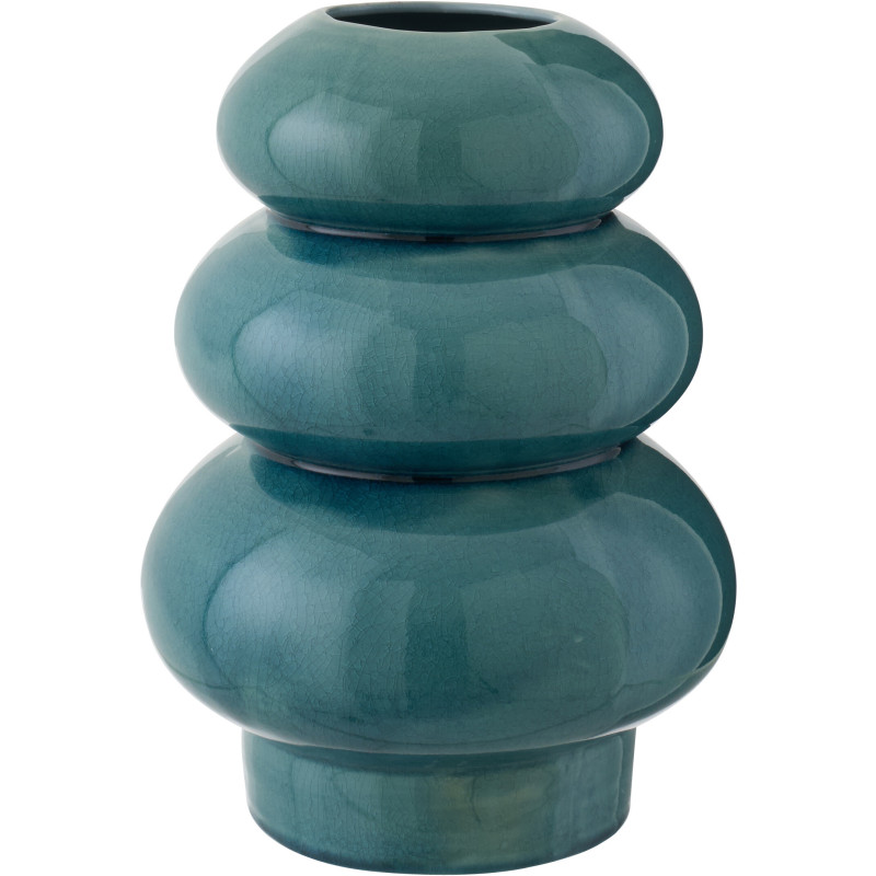 Vase design art déco H 34 cm Argile Vert Ralph 