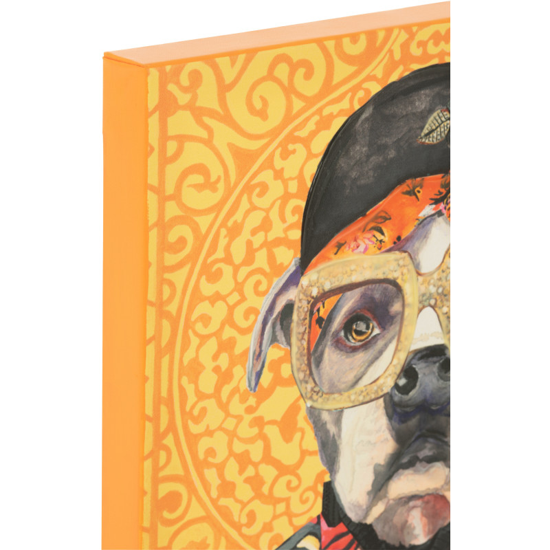 Toile murale peinte pop art Chat 40x50 Felonio 