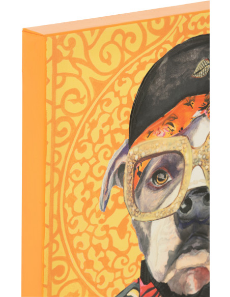 Toile murale peinte pop art Chat 40x50 Felonio 