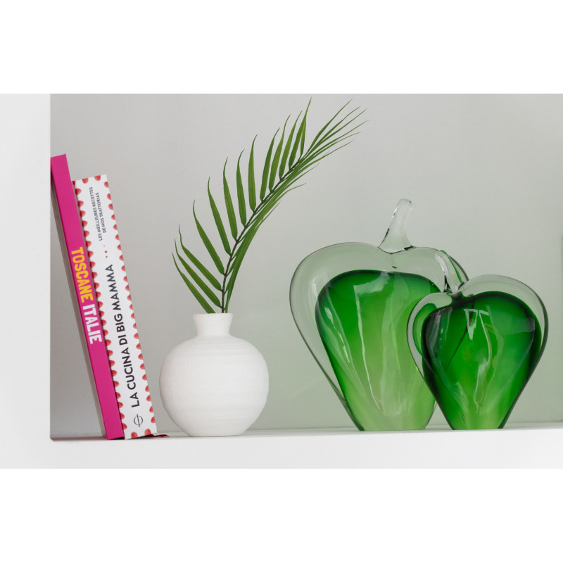 Lot de 3 Presse-papiers design Pommes Verre Vert Transparent Malum 