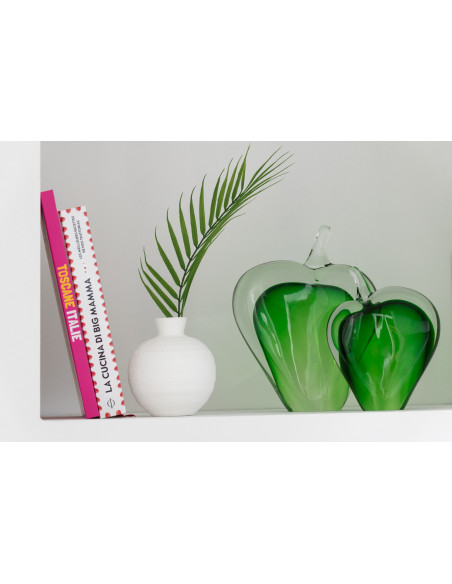 Lot de 3 Presse-papiers design Pommes Verre Vert Transparent Malum 