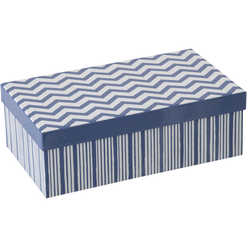 Lot de 2 Tasses bord de mer Porcelaine Bleu Blanc Motif lignes Ondeona 