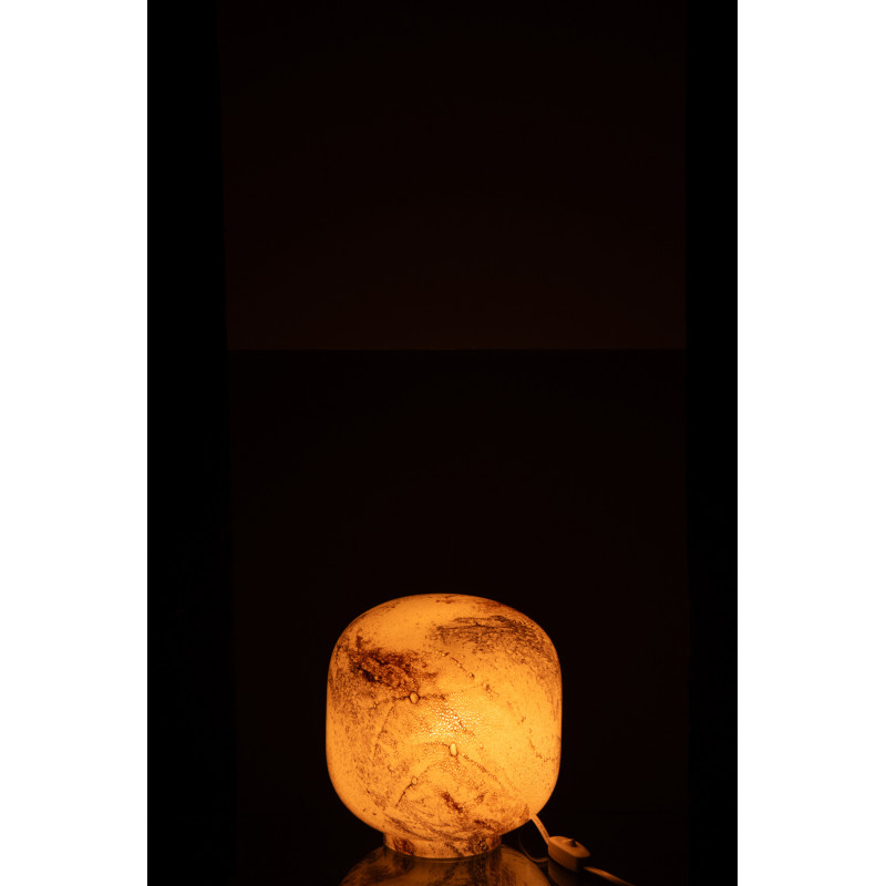 Lampe à poser style minéral chic H 21...