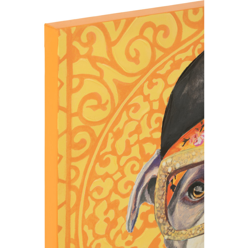 Grande Toile murale peinte pop art Chat 75x100 Felonio 