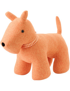 Grand Cale-porte XXL original Chien foulard 77 cm Tissu Orange Snuffy 