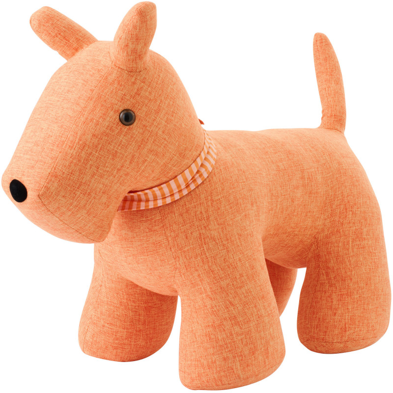 Grand Cale-porte XXL original Chien foulard 77 cm Tissu Orange Snuffy 