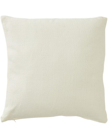 Coussin bord de mer Étoiles de mer Carré 45x45 Coton Blanc Bleu Beige Astrelia 