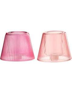 Lot de 2 Photophores design Chapeau de bouteille Verre...