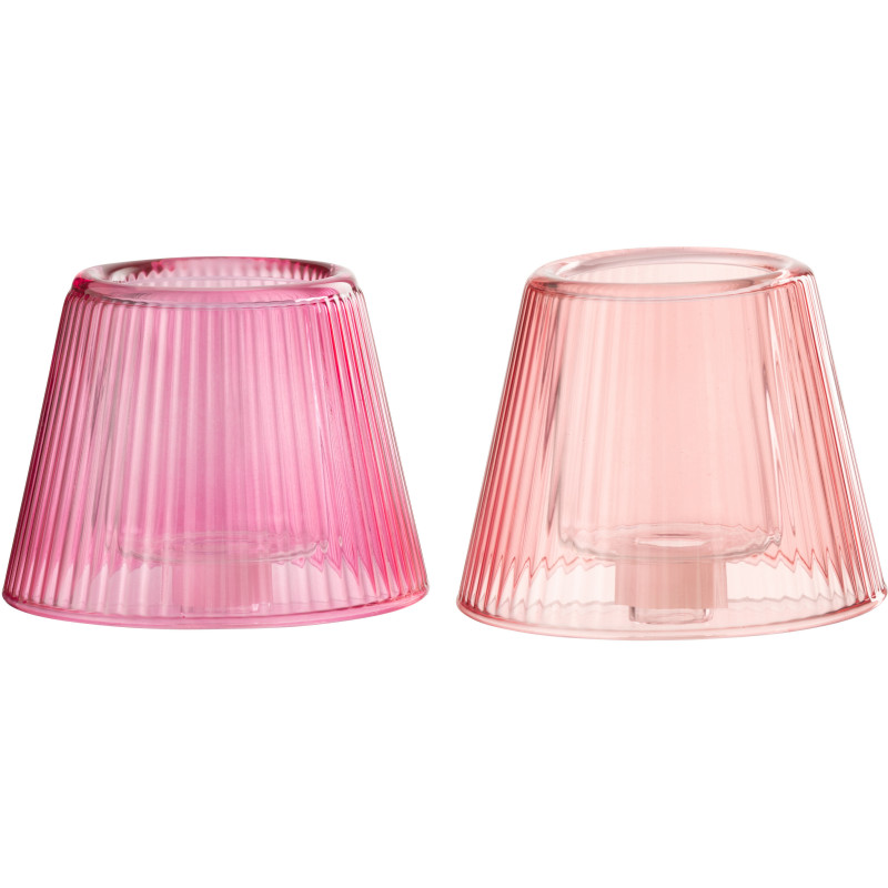 Lot de 2 Photophores design Chapeau...